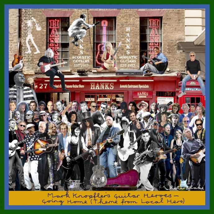 Mark Knopfler’s Guitar Heroes Going Home (Theme From Local Hero)’ album cover