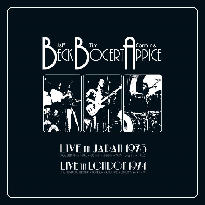 BECK, BOGERT & APPICE Live In Japan 1973, Live In London 1974 album cover